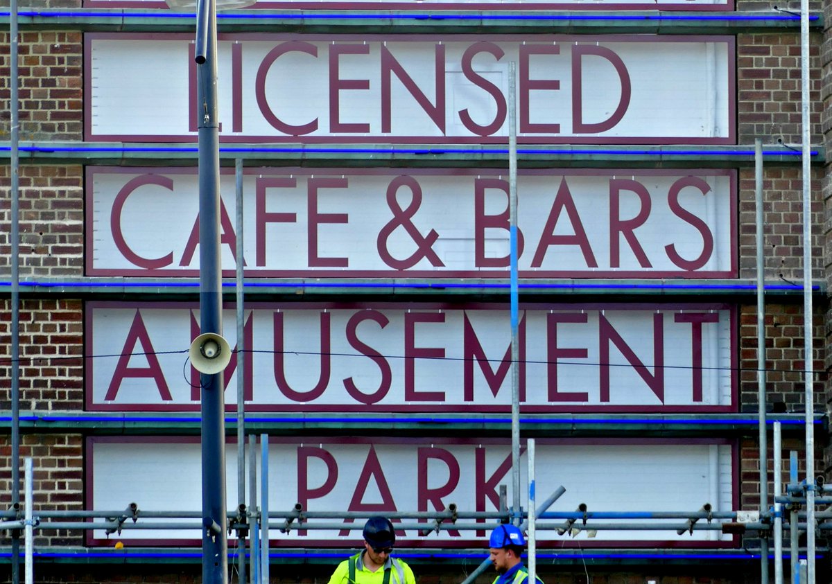 New signs on view at Dreamland from today . Look great as they are the same as the originals. #LoveMargate