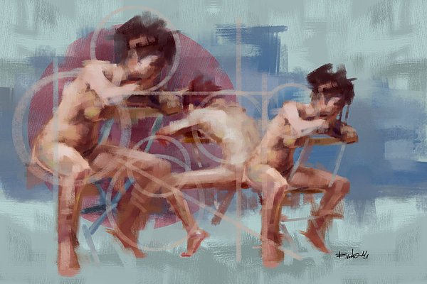 inkomodocomic's tweet photo. New artwork for sale! - "Nude on chair" - https://t.co/QiWwrTFrrA @fineartamerica https://t.co/Kig3zFBtHI