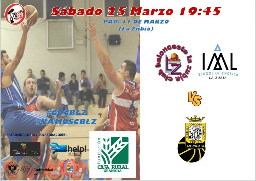 CB_LaZubia's tweet photo. Nueva jornada de 1ªNac. para el #TeamZubia ante @CVCarmenbasket . Importante duelo en mitad de tabla! Te esperamos!

#VAMOSZUBIA
#GoZubia https://t.co/Dcbb3kDKy9
