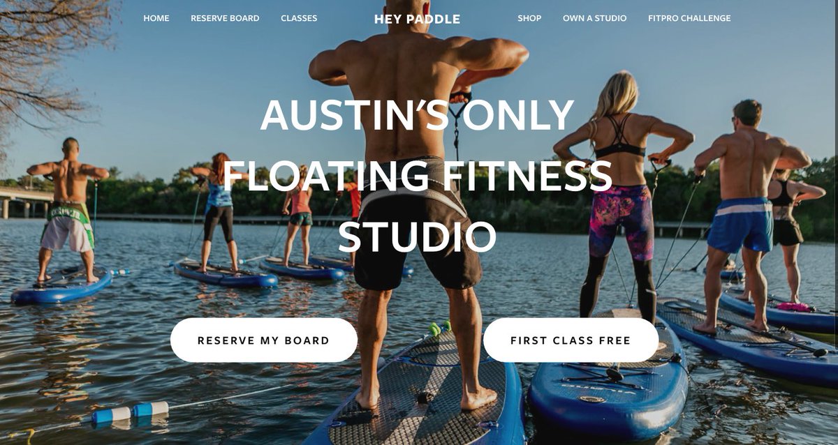 Looking for a new challenge Austin, Texas? Check out Hey Paddle!

#Fitness + #Fun = #HeyPaddle