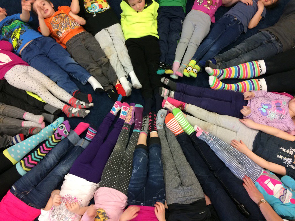 #lotsofsocks. Check out these funky socks. Our FDKs support Down Syndrome Awareness.