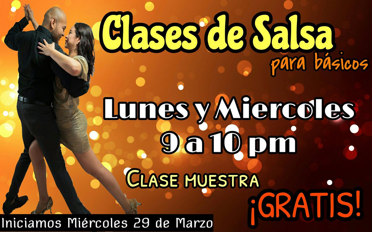 ClubKimbara's tweet photo. Clase de Salsa GRATIS! 👇❤ 
Anímate a ser parte del #TeamKmb y aprende a bailar de una manera muy fácil y divertida 💃🎶 Te esperamos! https://t.co/e0ENfkg10D