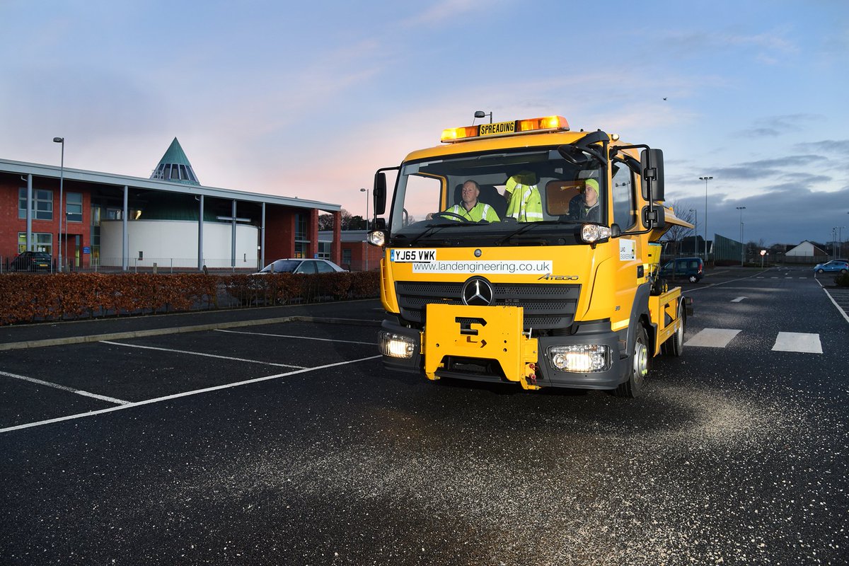 Our Winter Teams have started their shift for #gritting services at 363 sites tonight.