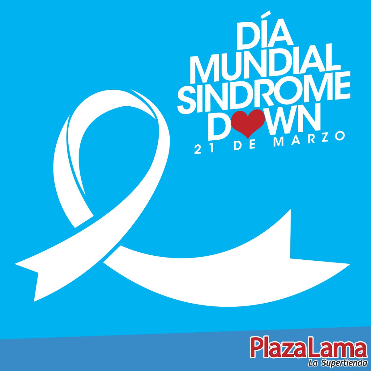 Cada 21 de marzo conmemoramos el #DíaMundialdelSíndromedeDown ❤️