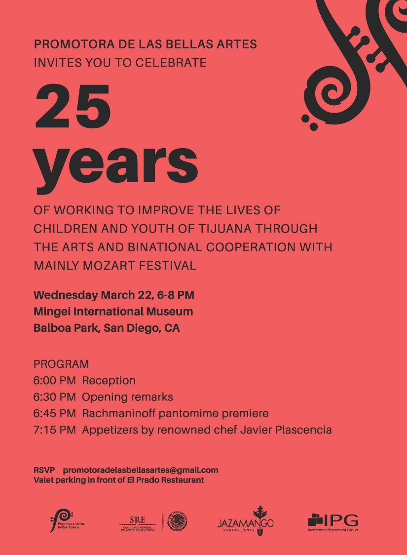 ConsulMexSdi's tweet photo. No boundaries @ConsulmexSdi @MainlyMozart & Promotora de las Bellas Artes ๐ฒ๐ฝ๐บ๐ธ #BinationalWork https://t.co/HK637k4pyK