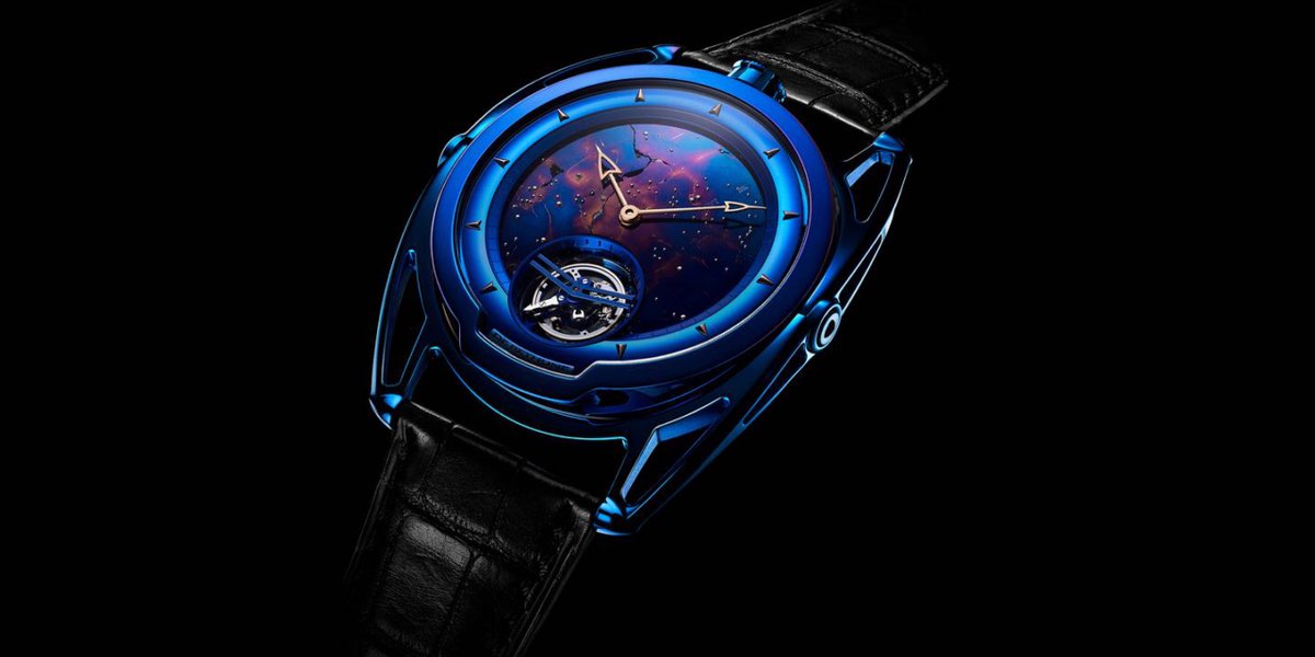 WearChronos's tweet image. Introducing The De Bethune DB28 Kind Of Blue Tourbillon Meteorite
#Baselworld2017

Read more from @HODINKEE  
Link: ow.ly/Yn7i30a5xV5