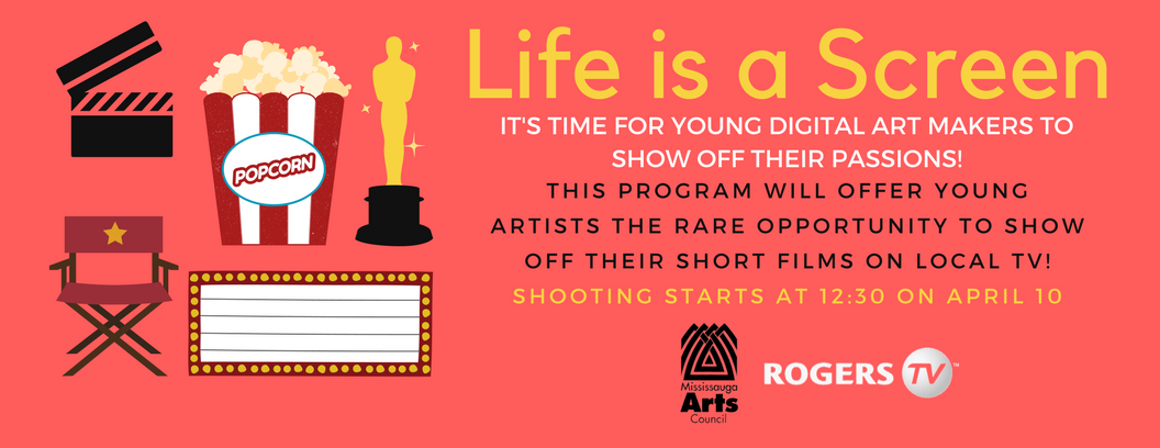 MissArtsCouncil's tweet photo. MAC is looking for 6 film-makers to feature on @RogersTVPeel Email media@mississuagaartscouncil.com w/ ur CV &amp; Portfolio! April 10 @ 12:30 https://t.co/zCYYdYaduA