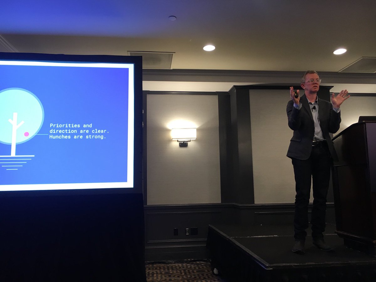 InVisionApp's tweet image. &quot;Your biggest legacy will be the people you hire.&quot; -@aarron, during his session on hard-learned lessons in #design at #OReillyDesign 👏