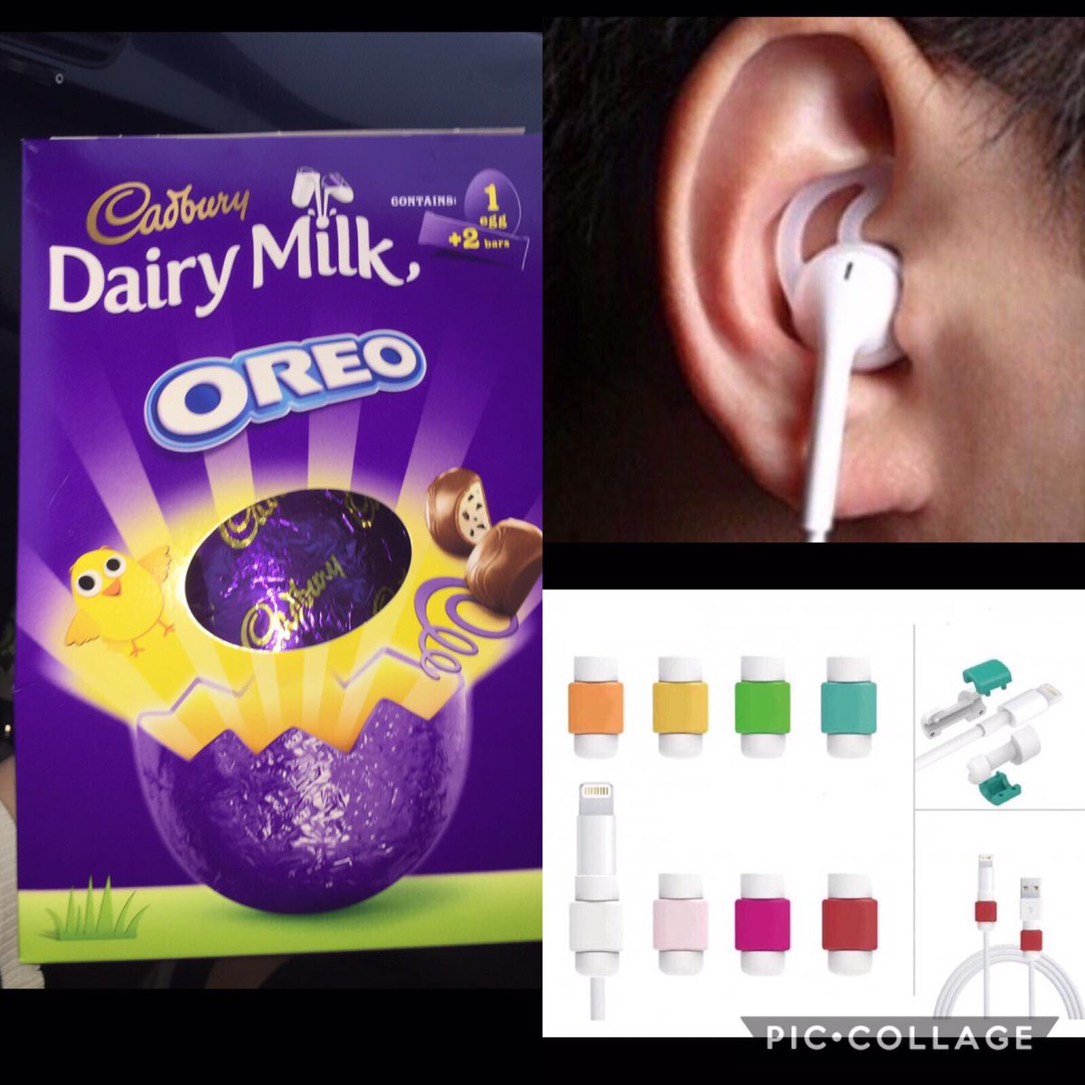 eartostay's tweet photo. Happy international day of happiness!😁 RT this post in a chance to win this delicious Easter egg,a pair of ear hooks and a cable protector!🎶 https://t.co/0hQftFfant