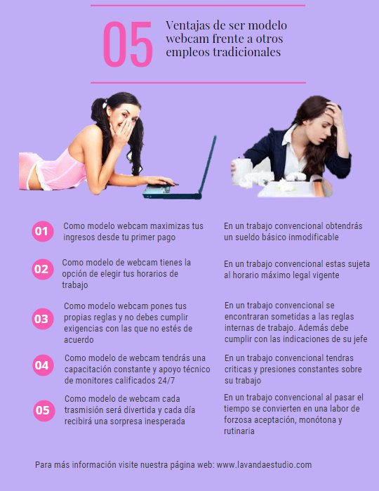 EstudioLavanda's tweet photo. ¿ Aun tienes dudas sobre la profesión de modelo webcam como tu mejor opción? #lavandaestudio #camgirl #creatufuturo #altosingresos https://t.co/jUnYsLJsyZ