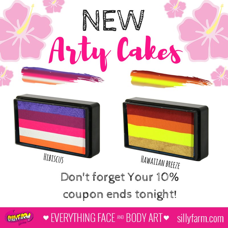 SillyFarm's tweet photo. New #ArtyCake alert! Check out new cakes and save 10% all day! Use check out code Mar10 ( current specials excluded) https://t.co/vFpyvOuk0u