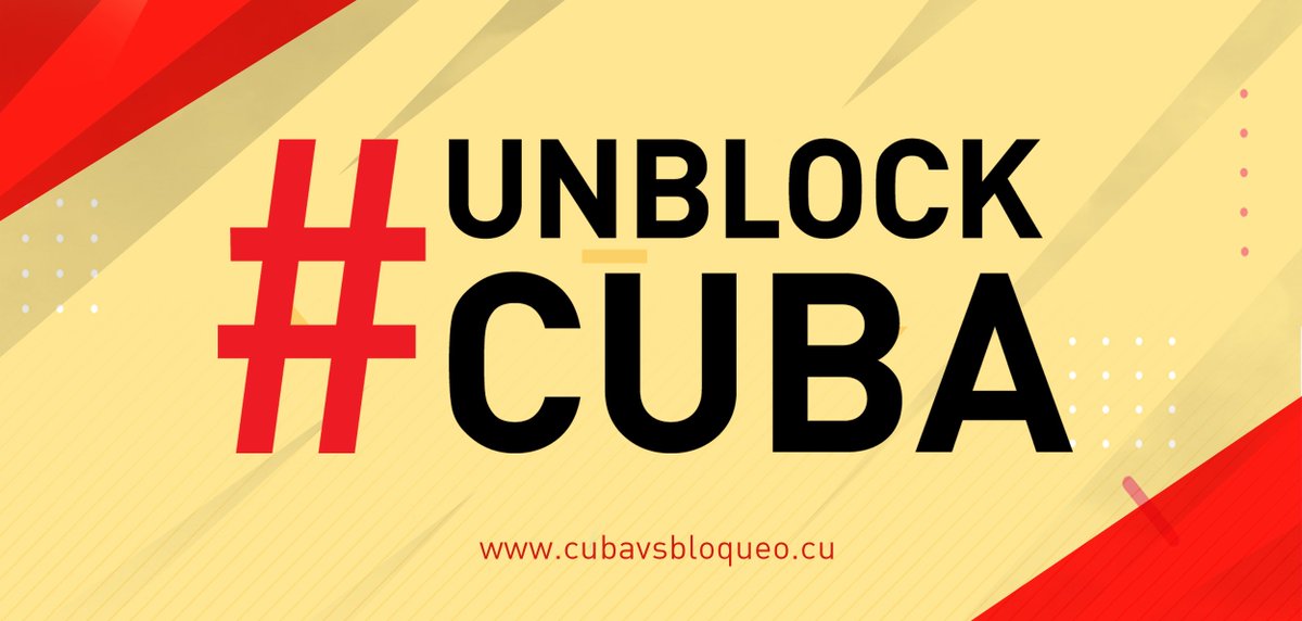 cubavsbloqueo's tweet photo. The blockade against #Cuba should never have existed and it must cease once and for all. #UnblockCuba https://t.co/BVA0nvwwVL