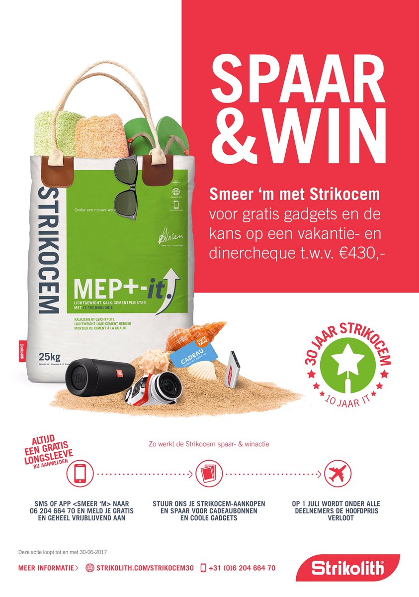 30 jaar <a href="/Strikolith/">Strikolith</a> Strikocem en 10 jaar IT produkten...!!, dat moet gevierd worden.....!!