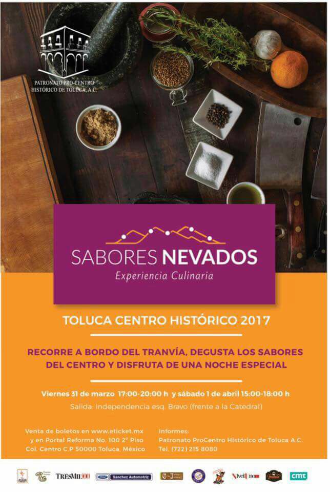 EdomexTurismo's tweet photo. Sabores Nevados una experiencia culinaria te espera en #Toluca el 1ero de abril. ¡No te lo pierdas! https://t.co/hjvIDPUPcQ
