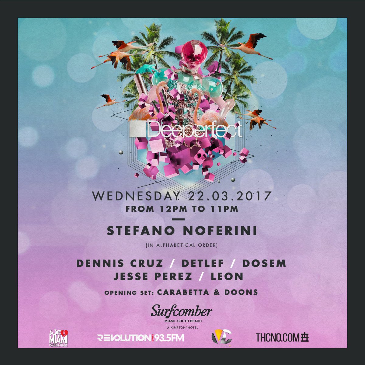 DestinyNegrete's tweet photo. #MiamiMusicWeek Wednesday 3/22 #DeepPerfect Pool Party at the Surfcomber w/ @stefanonoferini GET TIX! RSVP@GOODLIFEMIAMI.COM https://t.co/WrfkPGpUkf