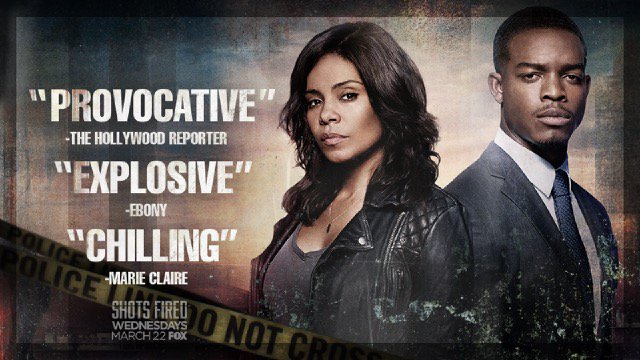Premiere of @ShotsFiredFOX. So proud to have been a part of it. Congrats to the amazing Gina &amp; Reggie, cast &amp; crew