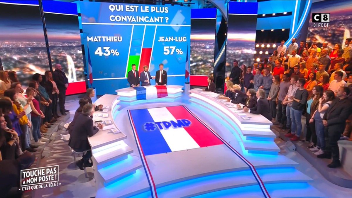 CliCliC's tweet photo. Le résultat du grand débat de @TPMP !
@JeanLucLemoine est le grand gagnant ! #TPMP #CliCliC https://t.co/6w5b8xbQbb