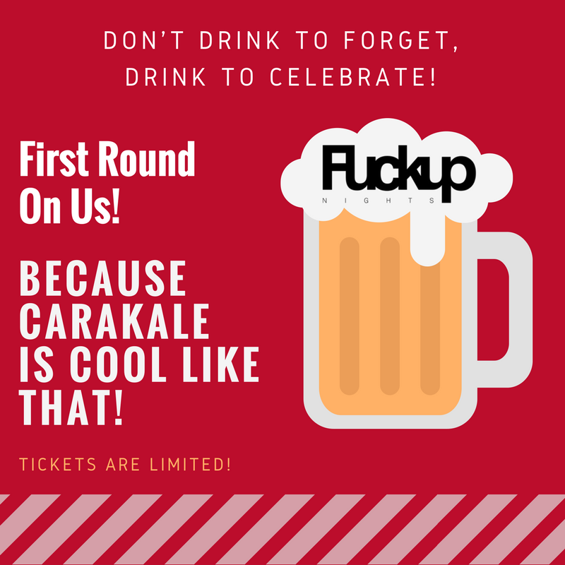 FUNAmman's tweet photo. 6 DAYS left for our 2nd Amman FuckUp Nights Event!
Book your free ticket now to get a free Carakale beer! : https://t.co/wGHoz8PtxA  #FUNAMM https://t.co/VC8k2DZv2Q