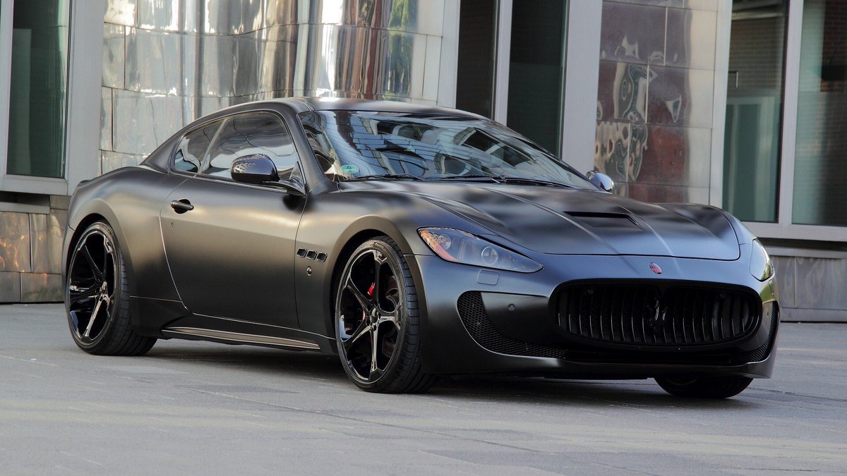 cryptobutsimple's tweet photo. Matte black Maserati 🔱 https://t.co/aP8ceQDHVe