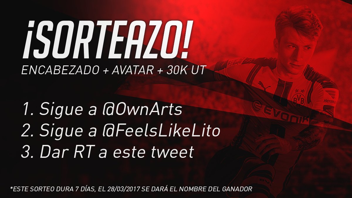⚠⚠ ¡Sorteazo con <a href="/OwnArts/">Irene Acosta.</a>! Consigue un encabezado + avatar + 30K en Ultimate Team ¡Participa ya! 📣📣