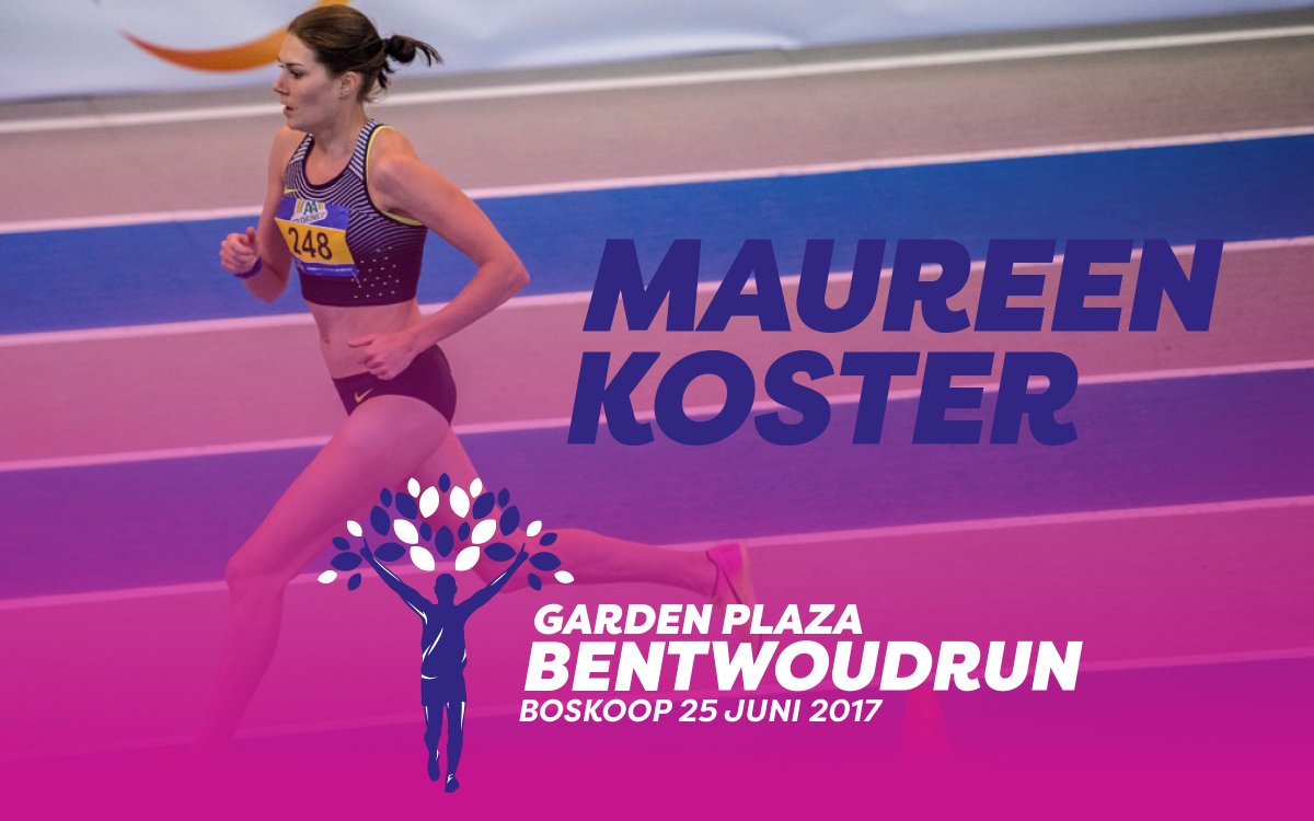 Wij zijn enorm trots dat onze Boskoopse atlete Maureen Koster het startschot zal geven voor de #Bentwoudrun op 25 juni!
