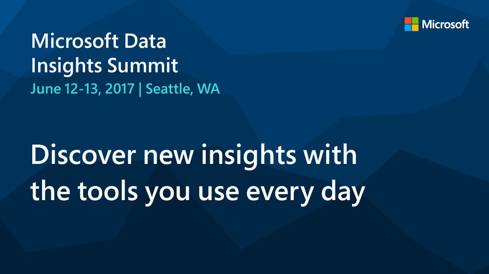 Connect with experts in the #BI community, and share new ways to bring data to life. Join us at #MSDataSummit: https://www.microsoft.com/en-us/datainsightssummit/default.aspx?wt.mc_id=AID603592_owned_PowerBITwitter_Copy