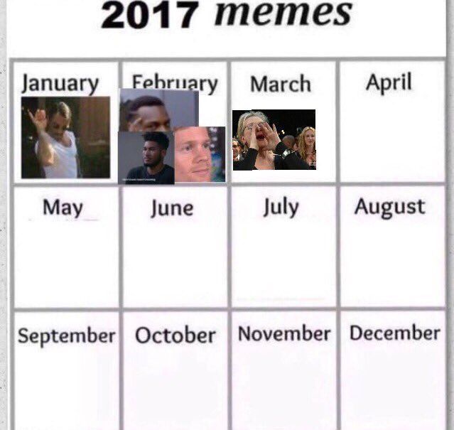 CauseWereGuys's tweet photo. 2017 Meme Update 😂 https://t.co/pEIZe4R4uO