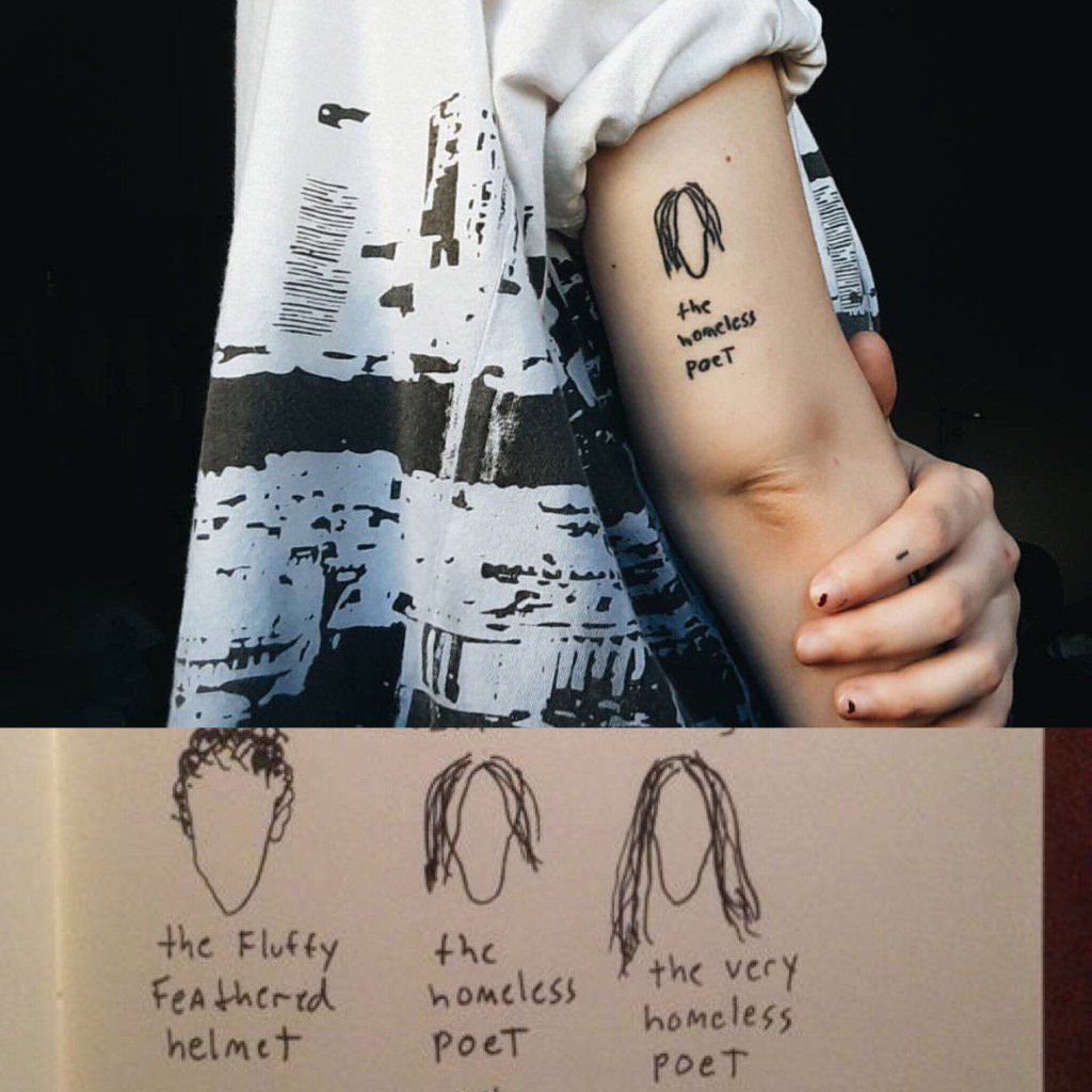 Does Matthew Gray Gubler Have Tattoos matthew gray gubler on Twitter: "#gublertattoo of a sketch i did of 7seasons of weird haircuts i've had on #criminalminds now on @macaliguori(on I.G) https://t.co/I1ErlI1496" / Twitter