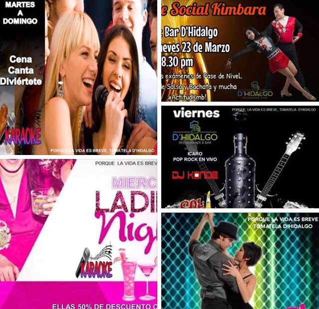 LugaresCampeche's tweet photo. MARTES Karaoke 
MIERCOLADIES NIGTH Ella 50% Desc
JUEVES Social @ClubKimbara 
VIERNES Icaro y Dj Konde
SABADO @fussionlatina 
DOMINGO Karaoke https://t.co/EAK0oJkqzR