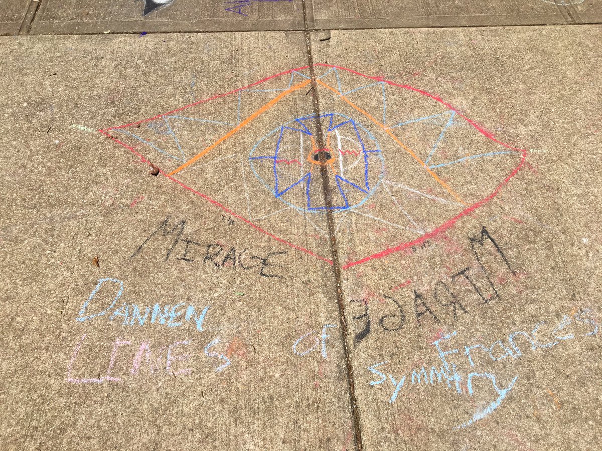 MsLumbrerasRm's tweet photo. Lines of Symmetry Art at Patton courtesy of our Leafeons! #mathisart https://t.co/DEQ4MouISW