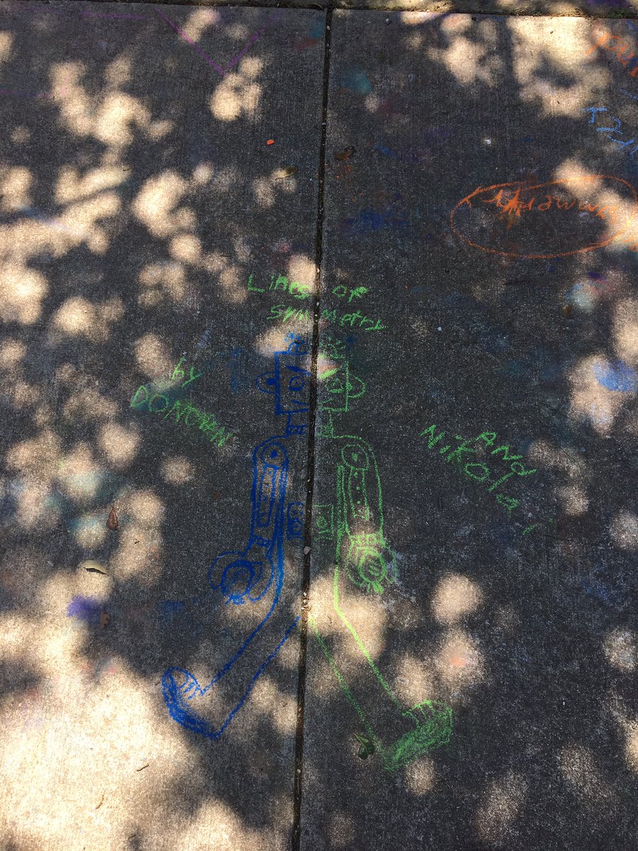 MsLumbrerasRm's tweet photo. Lines of Symmetry Art at Patton courtesy of our Leafeons! #mathisart https://t.co/DEQ4MouISW