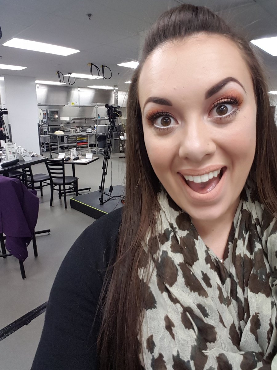 Finale night!!!! Just about to start filming... you can feel the nerves in here! My glamming is done for now! @SlicedRedDeer <a href="/ShawTVRedDeer/">Shaw TV Red Deer</a>