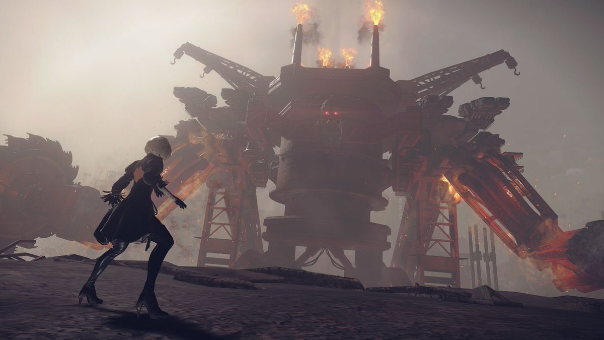 Joel_Couture's tweet photo. .@yokotaro shared his thoughts on his games, the flaws of humanity, and some of his design philosophies with me. https://t.co/YpuL0QIsgn https://t.co/yhynTaKKfw