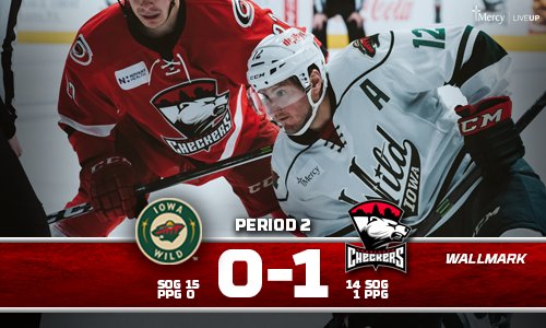 IAWild's tweet photo. #IAWild is down one heading into the final period...

#IAvsCHA https://t.co/bQv89NvsvU