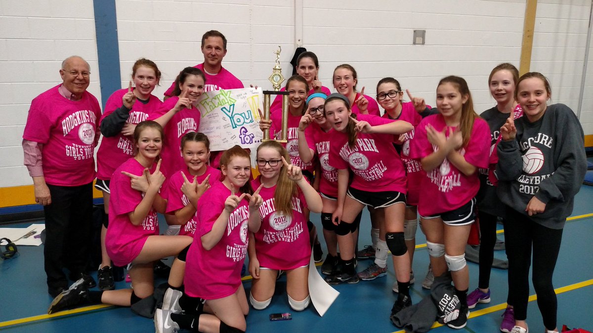 FDCMcClure's tweet photo. 7th Grade Volleyball Champs! #Prettyin Pink #mcbulldogs101 #wsd101 https://t.co/TvB4eMkaJL