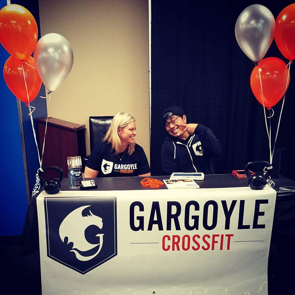 GargoyleCf's tweet photo. @Zones Health &amp; Wellness Fair.  1 of their providers. #gargoylecrossfit #protectyourtemple #crossfit #newbeginnings #nevergiveup #dailygrind https://t.co/B99fufI3lz