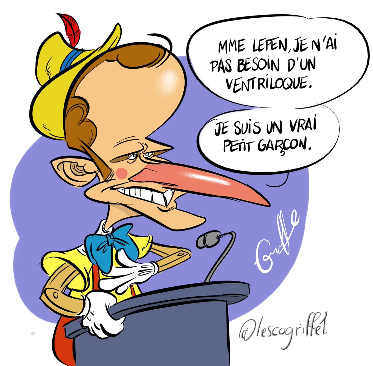 Dessins rapides sur le #GrandDebat. #macron #macron2017 #LeGrandDebat #TF1debat