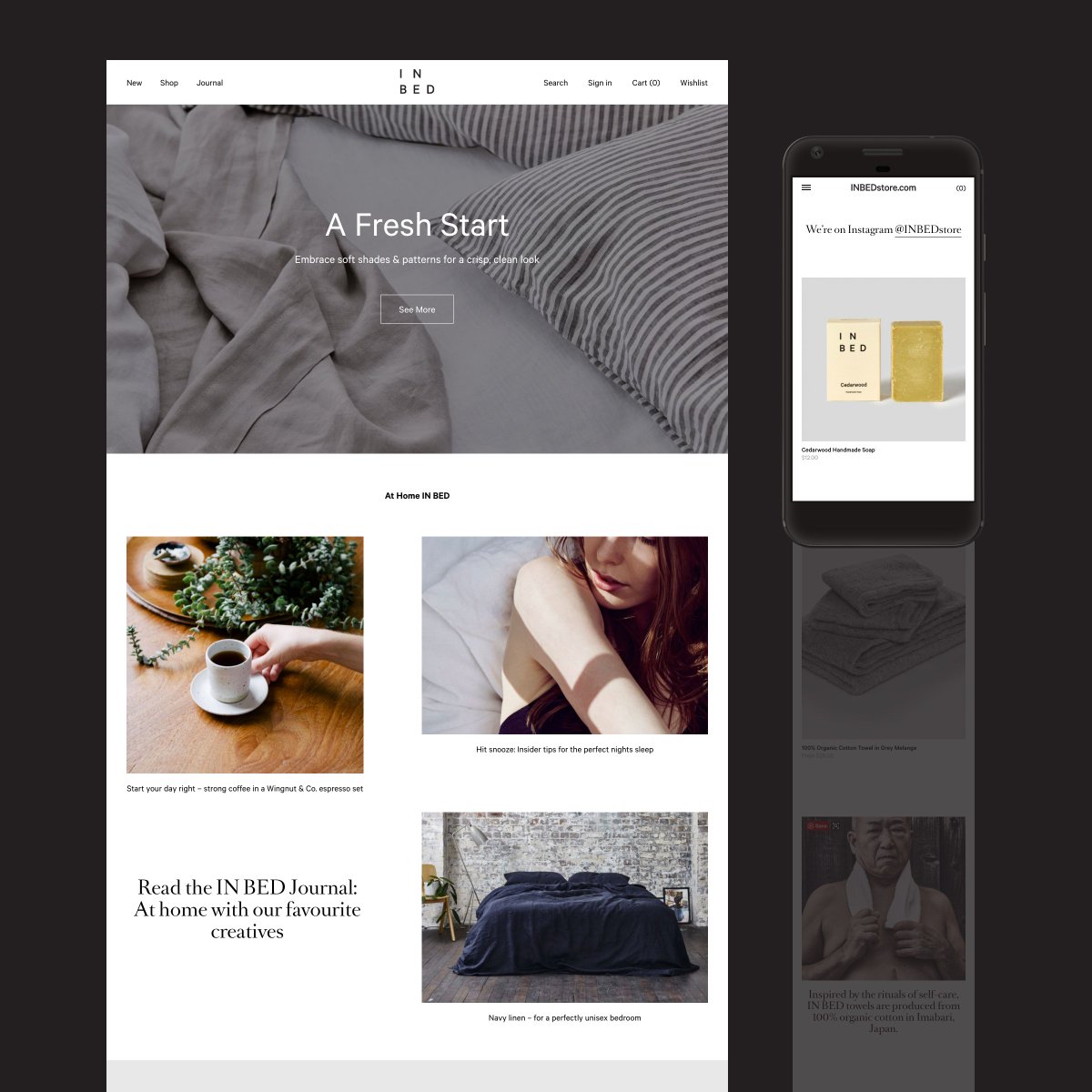 hellohyphen's tweet photo. Just launched!
-
Brand new website and online store for @inbedstore in collaboration with @MoffittMoffitt
-
→ https://t.co/xJFbrQnfyr https://t.co/QfhWrTP77h