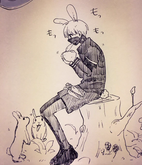 うさカネキくんと森のおともだち 