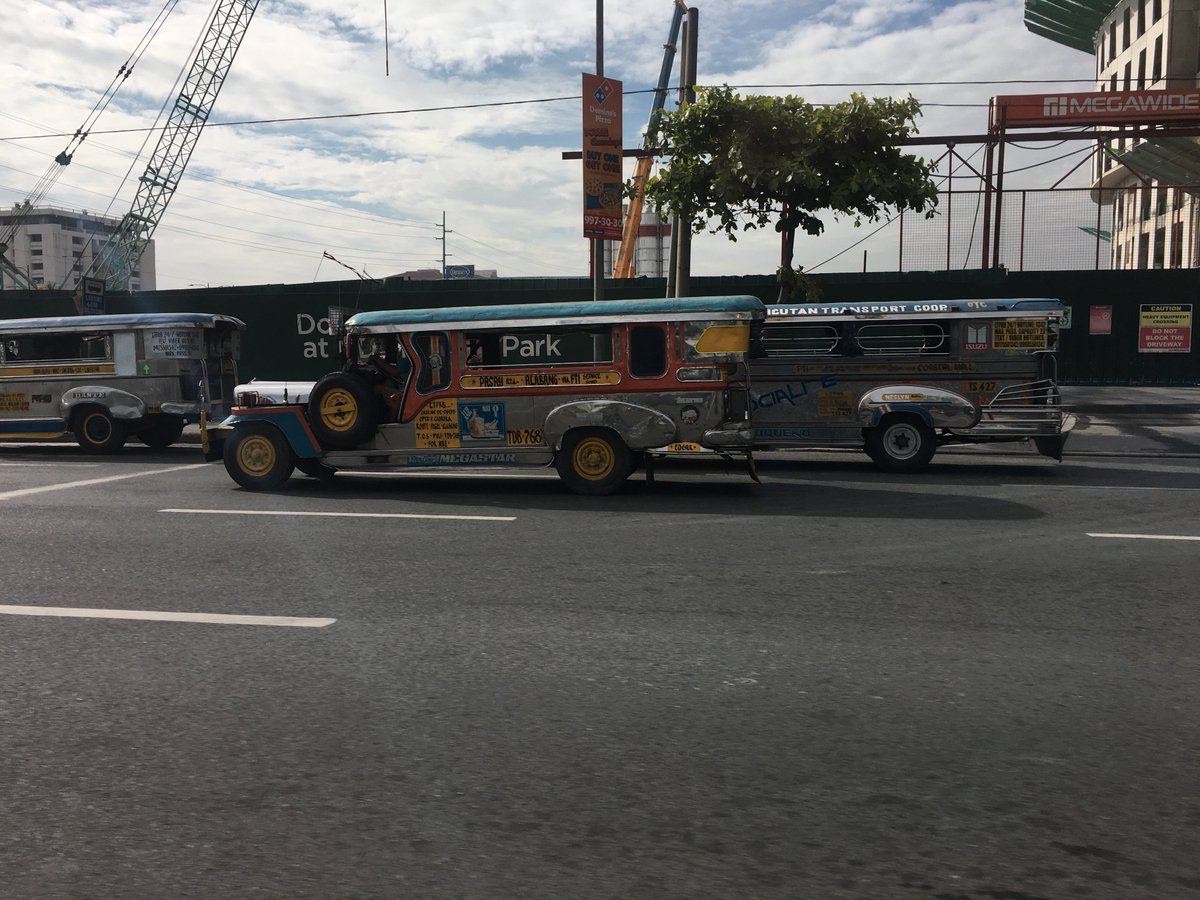 ultramshaw's tweet photo. Currently exploring the Philippines &amp; came across "Jitneys" that are made from old US Army Jeeps! There are thousands of them! #UTAdventures https://t.co/DHnHnb25kq