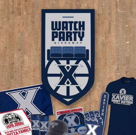 RT for a chance to win a SWEET Xavier Watch Party Package from the @XUAFOShop &amp; pizza from <a href="/papajohnscincy/">Papa Johns Cincinnati</a> for Thursday’s game!