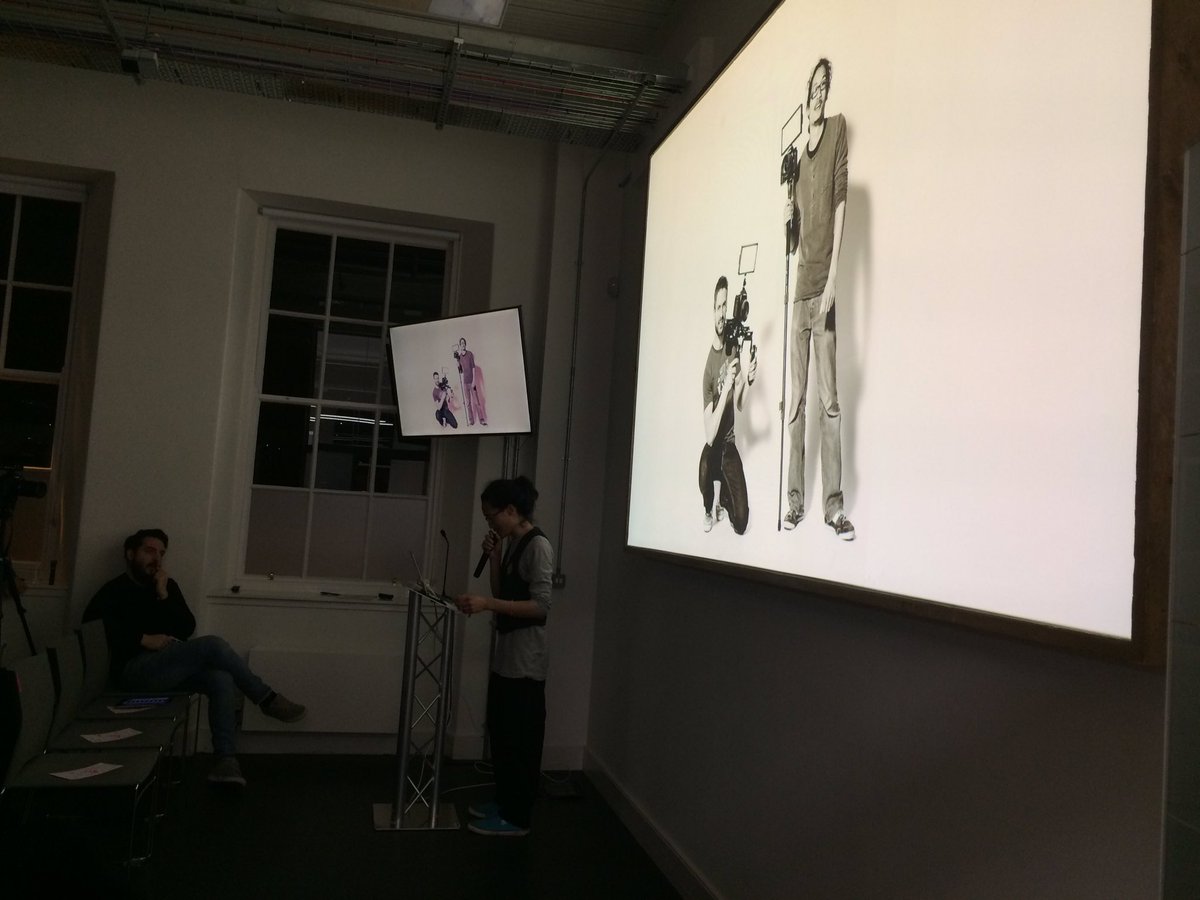 CreativeEdin's tweet photo. Videographer @Taoanas shares his background with the #TalkingHeads crowd https://t.co/jHqTupQ1bH
