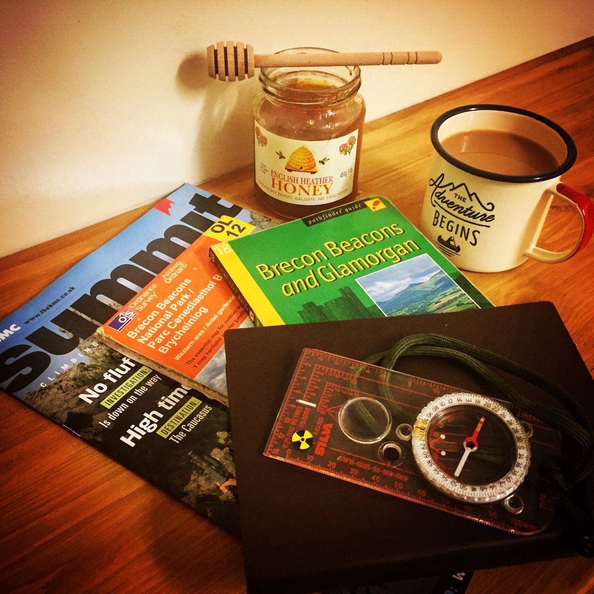 _DavidJLove's tweet photo. About as exciting as my evenings get! But I wouldn't have it any other way #travelplans #mountains @Team_BMC #summitmagazine @OrdnanceSurvey https://t.co/pHmuSV9MrN