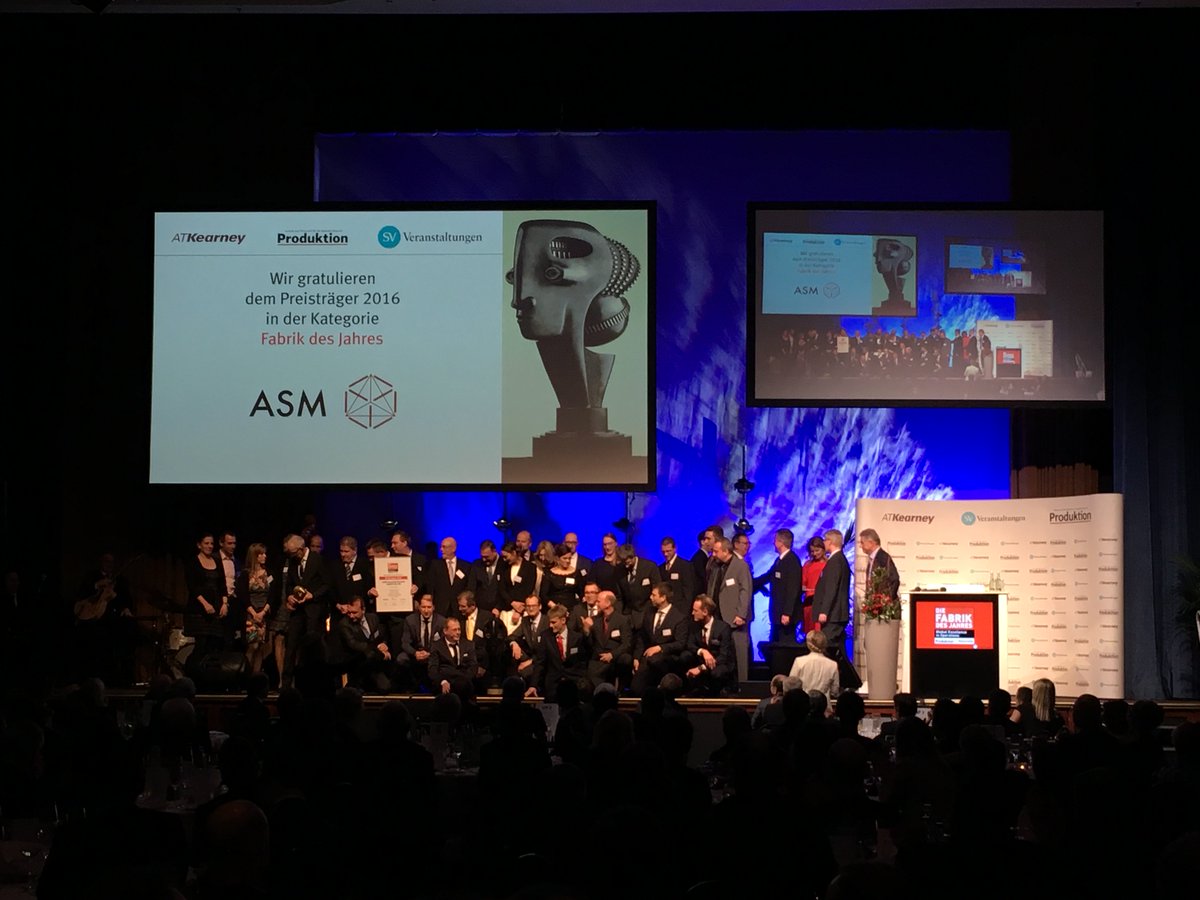KearneyDACH's tweet photo. Das Beste zum Schluss: Die #FabrikdesJahres ist das #ASMAssemblySystems Werk #München! Herzlichen Glückwunsch! @Produktion_de @ASM_SMT_Press https://t.co/h8BbeZVrZG