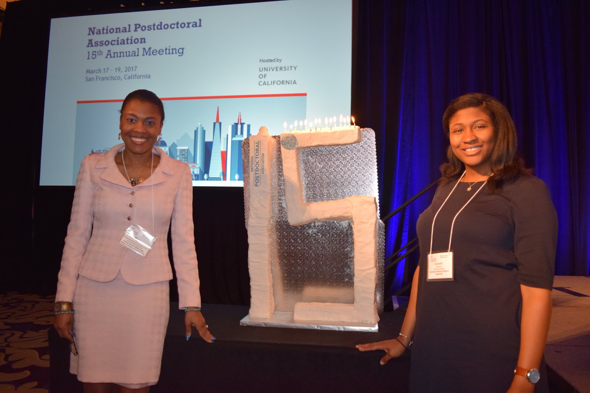 CPPFD_UNC's tweet photo. UNC Postdoc leaders Drs. Excellent and Fortune at the 15th Annual NPA Meeting. So proud!  https://t.co/sWGsU4tQYn #postdoc https://t.co/LePeFR6RdK