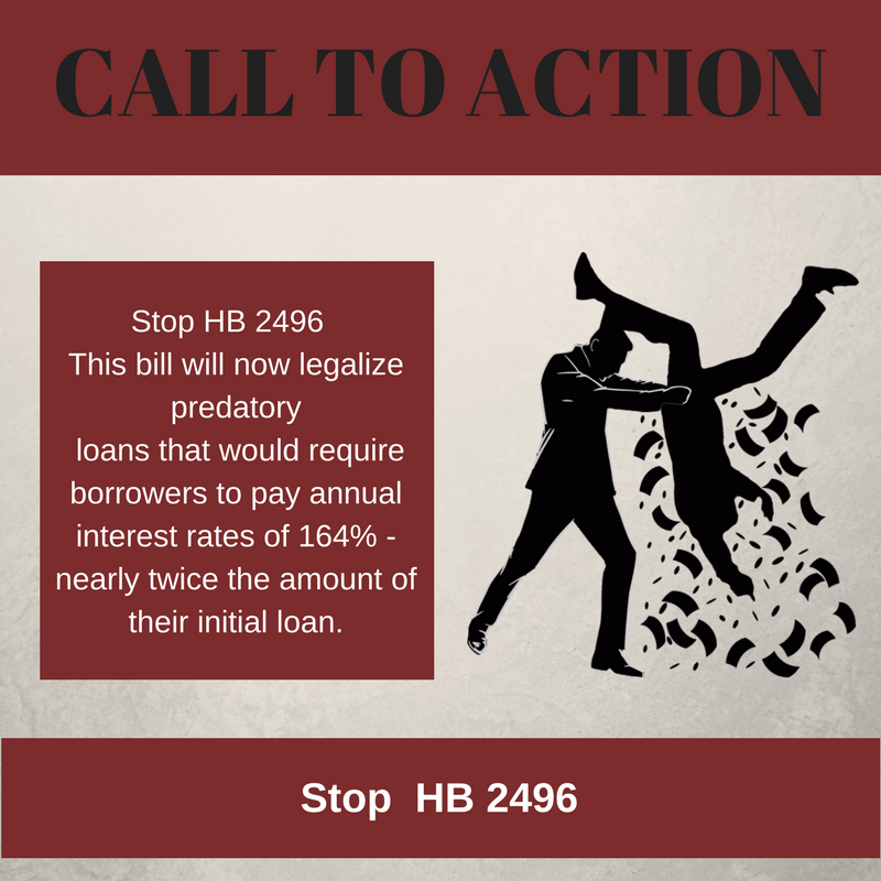 AZHouseDems's tweet photo. WATCH NOW: #HB2496 strike-everything amendment would make Arizonans who take out a loan pay yearly rates of 164% https://t.co/G1G4QmLF5t https://t.co/zQ3MJQhJzg