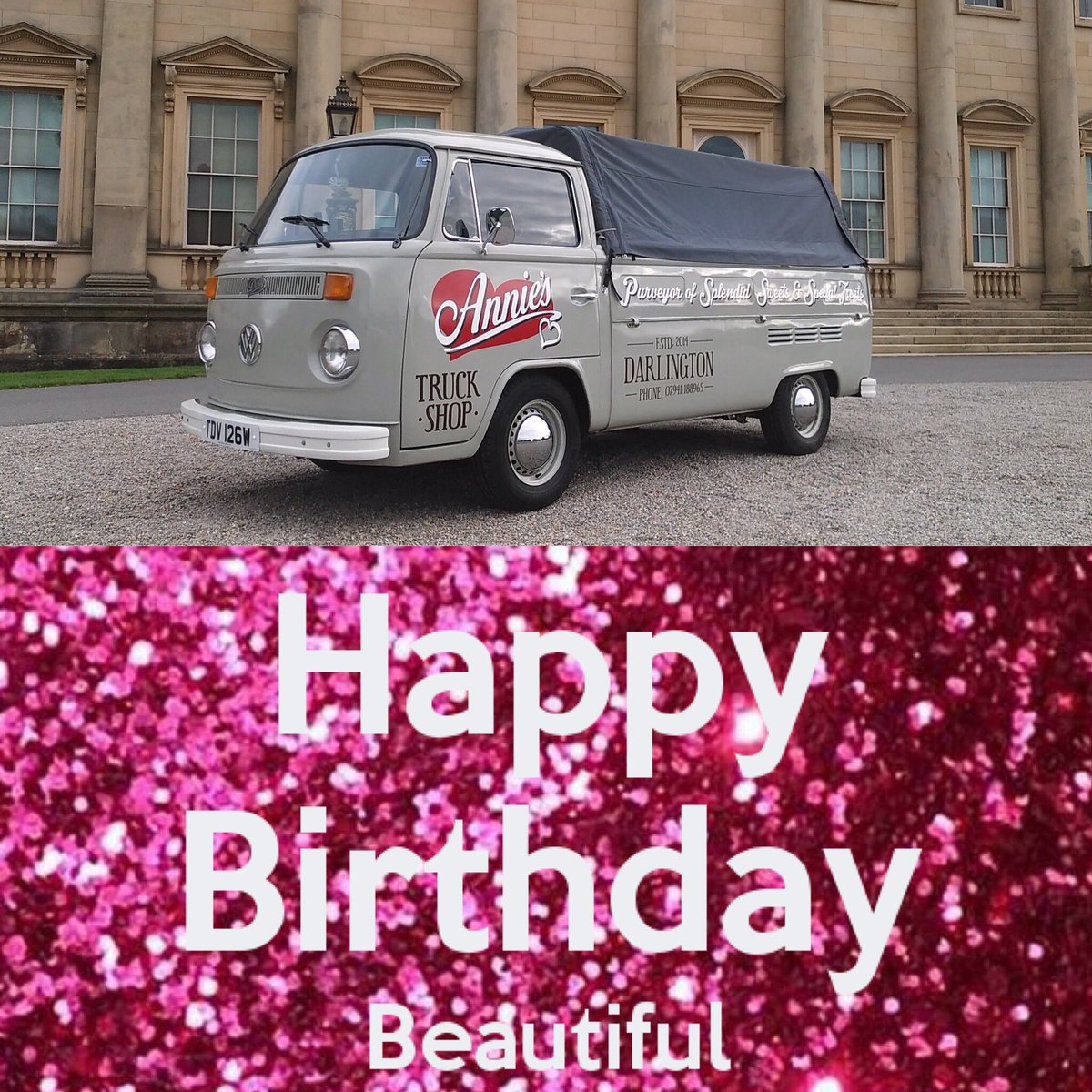 AnniesTruckshop's tweet photo. #sbswinnershour we had a little celebration yesterday. Dolly turned 39 years young ! She still looks amazing and drives like a dream https://t.co/48950WXYJ4