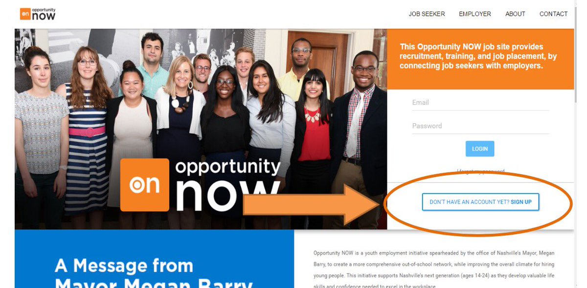 MeganCBarry's tweet photo. Nashville's youth told us they wanted summer jobs. We delivered. Now we need your help to get everyone signed up: https://t.co/5M4FvNZQg9 https://t.co/Hy1c8F1m2v