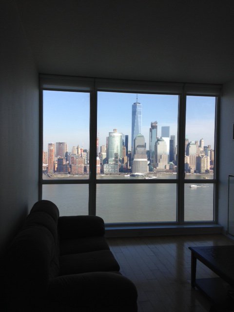 IntMotif's tweet photo. A great day for #HunterDouglas #rollershade install in Hoboken for another great client. Look at that view! #nyc #interiormotif #hoboken https://t.co/0b0GC2kjju