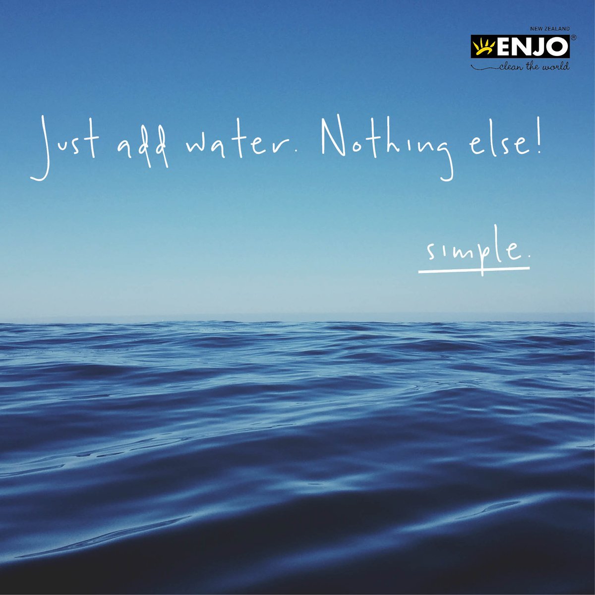 ENJO_NZ's tweet photo. WORLD WATER DAY // Make one small change today to help reduce the amount of water you and your family use and switch to ENJO! 🌍💧 https://t.co/lKU3UtFKF3